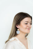Zaya Pearl Acrylic Earrlings