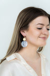 Zaya Pearl Acrylic Earrlings
