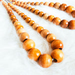 Long Natural Beaded Necklace