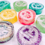 NEW! Colorful Luffa Soap Set