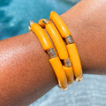 Acrylic Bamboo Bracelets