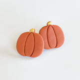 Fall Pumpkin Clay Earrings